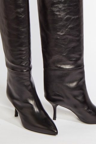 Bottines en cuir Millie - Noir