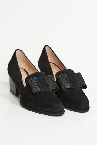 Escarpins en cuir de chèvre Atabowmid - Noir