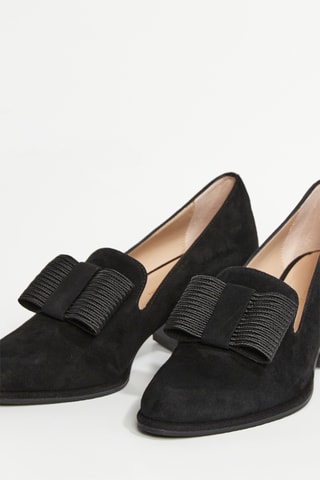 Escarpins en cuir de chèvre Atabowmid - Noir