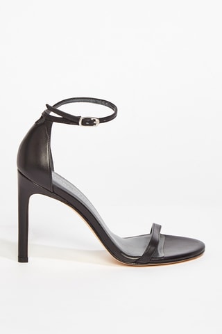 Sandales à talons en cuir de veau Nudistsong - Noir