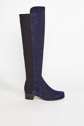 Bottes en cuir de chèvre Reserve - Bleu foncé