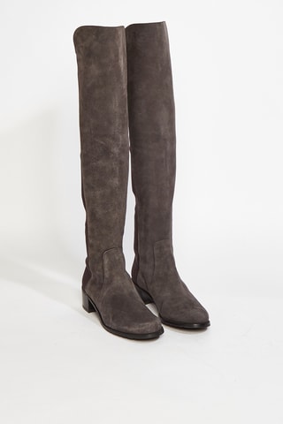 Cuissardes en cuir de chèvre Reserve - Taupe