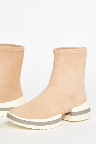 Baskets montantes en cuir Bootie - Rose