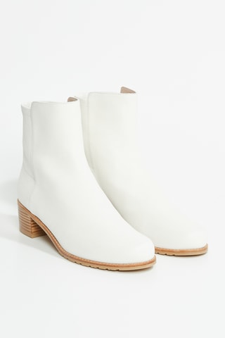 Bottines en cuir d’agneau Easyon - Beige
