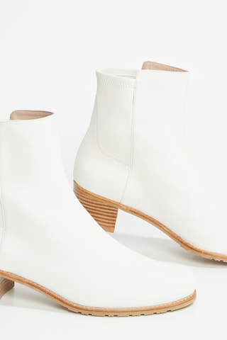 Bottines en cuir d’agneau Easyon - Beige