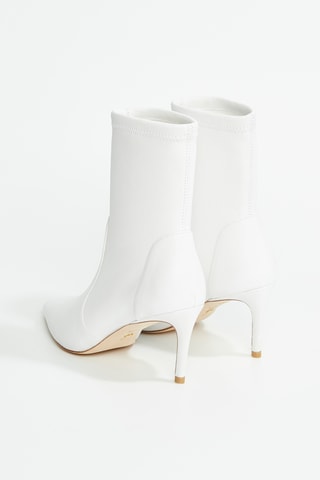 Bottines en cuir d’agneau Stuart - Blanc
