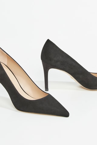 Escarpins en cuir de chèvre Stuart - Noir