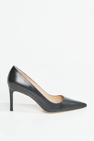 Escarpins en cuir de veau Stuart - Noir