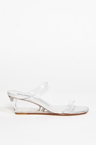 Mules compensées Lucite Aleena - Transparent