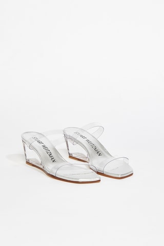 Mules compensées Lucite Aleena - Transparent