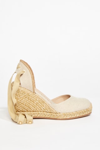 Espadrilles compensées Marguerita - Beige