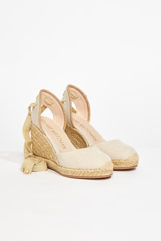 Espadrilles compensées Marguerita - Beige