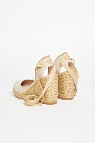 Espadrilles compensées Marguerita - Beige