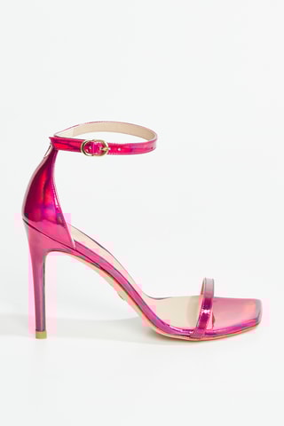 Sandales à talons vernies Nudistcurve - Fuchsia