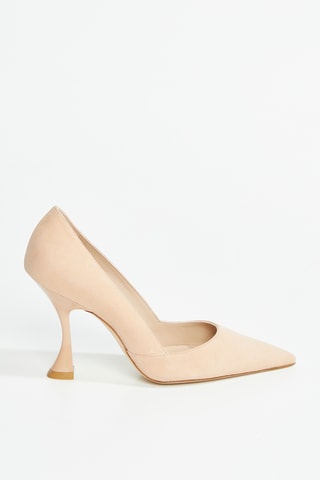 Escarpins en cuir de chèvre Xcurve - Beige clair