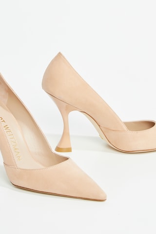 Escarpins en cuir de chèvre Xcurve - Beige clair