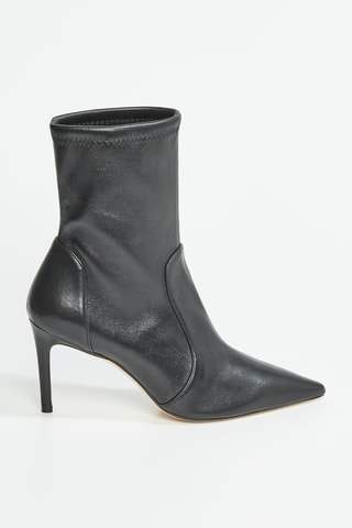 Bottines en cuir d’agneau Stuart - Noir