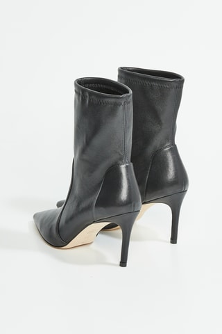 Bottines en cuir d’agneau Stuart - Noir