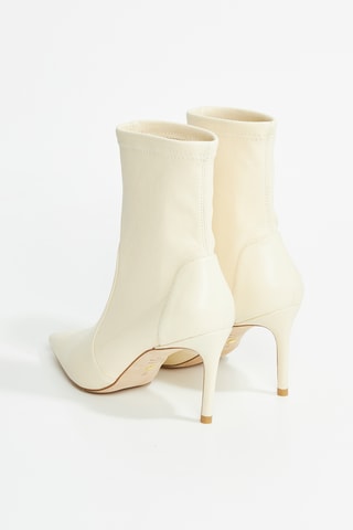 Bottines en cuir d’agneau Stuart - Ecru