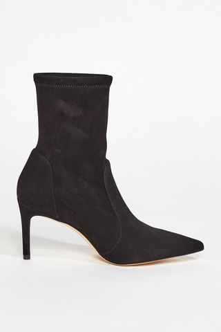 Bottines en cuir de chèvre Stuart - Noir