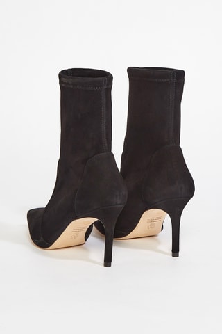 Bottines en cuir de chèvre Stuart - Noir