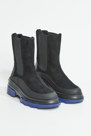 Bottines Chelsea en cuir de chèvre Noho - Noir