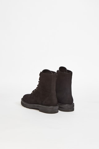 Bottines en cuir de chèvre Mila - Noir