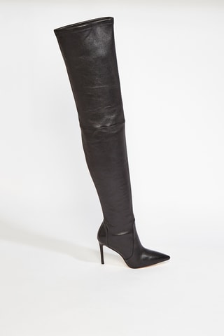 Cuissardes en cuir d’agneau Ultrasturt - Noir