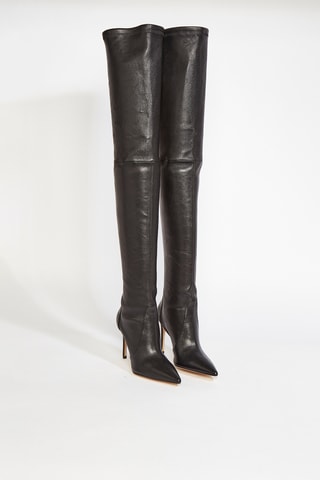 Cuissardes en cuir d’agneau Ultrasturt - Noir