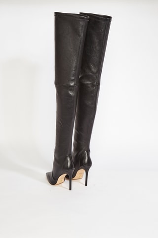 Cuissardes en cuir d’agneau Ultrasturt - Noir