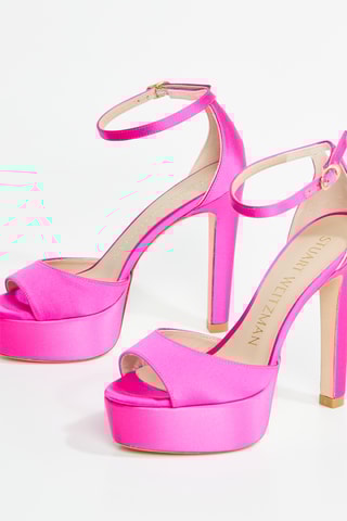 Sandales à talons Discoplatform - Fuchsia