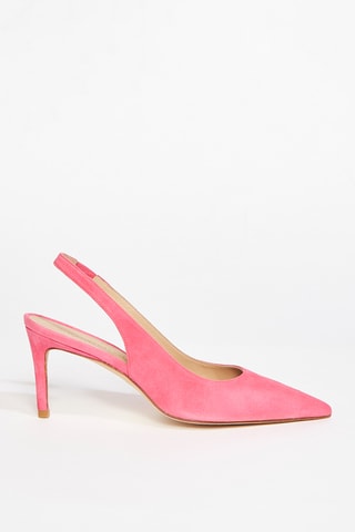 Escarpins en cuir de chèvre nubuck Sling Pump - Rose
