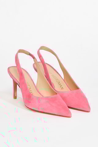 Escarpins en cuir de chèvre nubuck Sling Pump - Rose