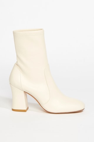 Bottines en cuir d’agneau - Beige