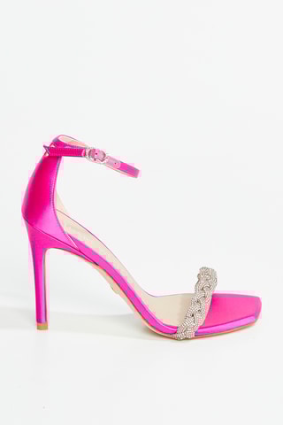 Sandales à talons - Fuchsia