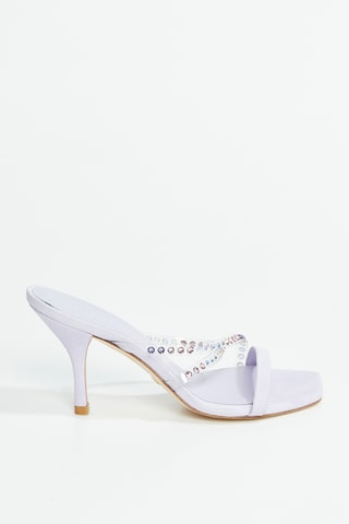 Mules à talons Strpeze - Blanc