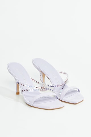 Mules à talons Strpeze - Blanc