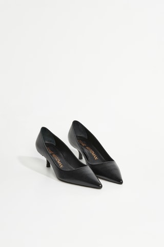 Escarpins en cuir de veau Stuart - Noir