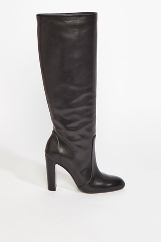 Bottes en cuir de veau Vida - Noir