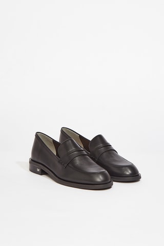Mocassins en cuir Emi Loafer - Noir