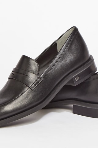 Mocassins en cuir Emi Loafer - Noir