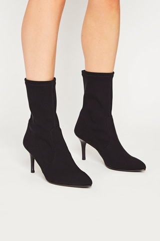 Bottines en cuir Cling Bootie Noir - Stuart Weitzman