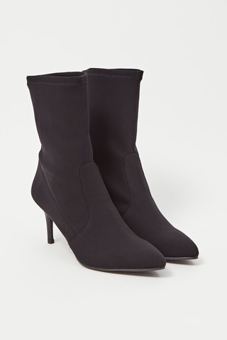 Bottines en cuir Cling Bootie Noir - Stuart Weitzman