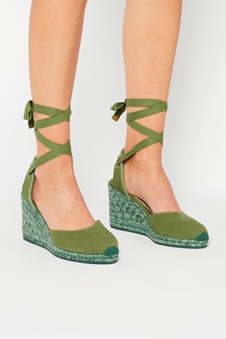 Sandales compensées Marguerita 
Vert pomme - Stuart Weitzman