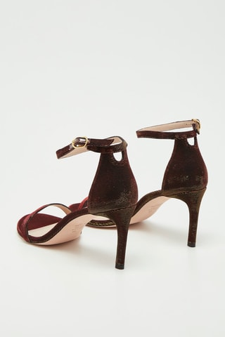 Sandales à talons Nunakedstraight - Bordeaux - Stuart Weitzman