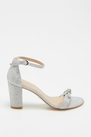 Sandales à talons Nearlynude SW Bow - Argenté