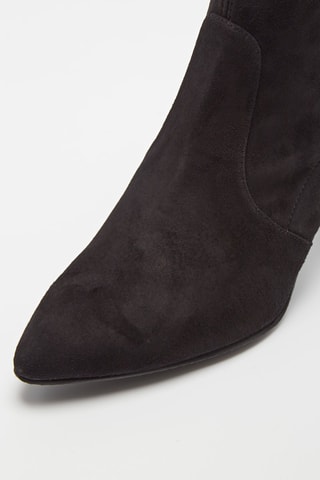 Bottines en cuir de chèvre Cling Bootie - Noir - Stuart Weitzman