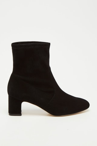 Bottines en cuir de chèvre nubuck Niki - Noir - Stuart Weitzman