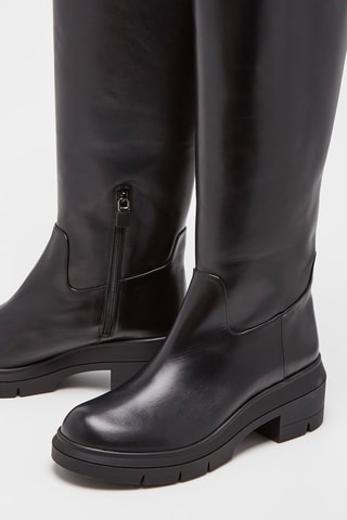 Bottes en cuir de veau Norah - Noir - Stuart Weitzman