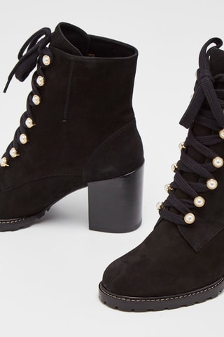 Bottines en cuir de chèvre Ivey Noir - Stuart Weitzman